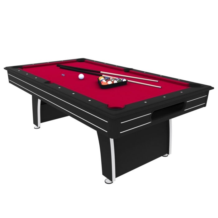 Fat Cat Tucson 7' Pool Table with Red Playing Surface - Image 5