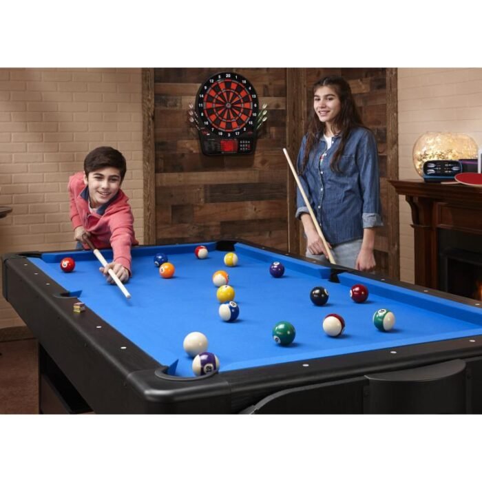 Fat Cats Billiards |  3-in-1 Blue 7' Pockey™ Multi-Game Table - Image 10