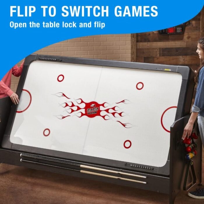 Fat Cats Billiards |  3-in-1 Blue 7' Pockey™ Multi-Game Table - Image 4