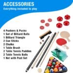 Fat Cats Billiards |  3-in-1 Blue 7' Pockey™ Multi-Game Table - Image 2