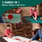 Fat Cats Billiards | 3-in-1 | Green | 7' Pockey™|  Multi-Game Table - Image 15