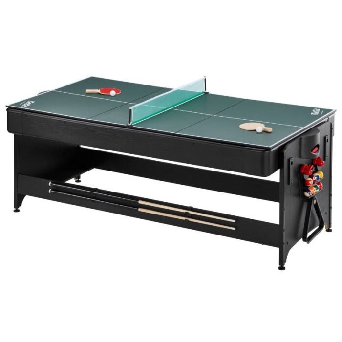 Fat Cats Billiards | 3-in-1 | Green | 7' Pockey™|  Multi-Game Table - Image 8
