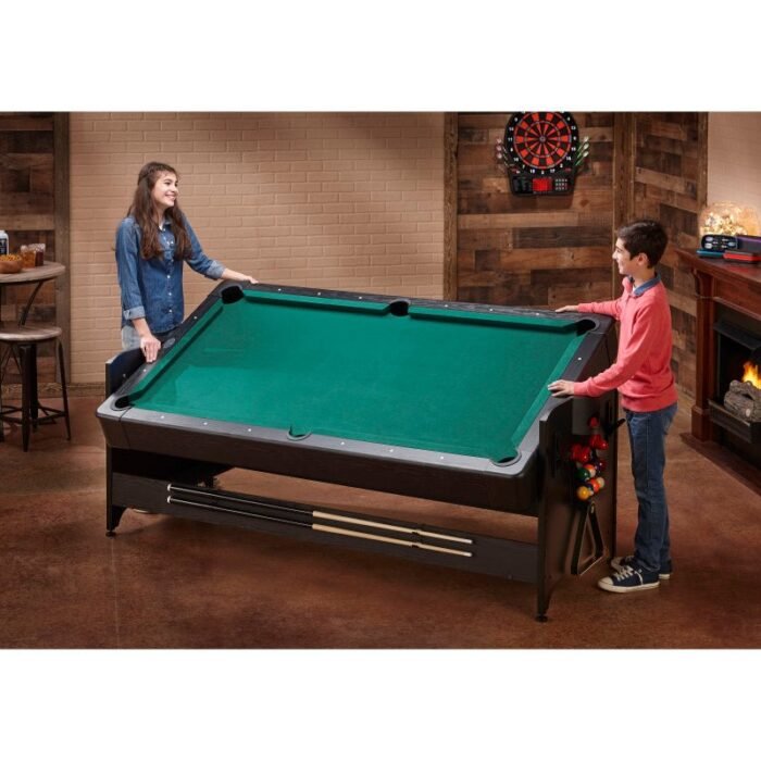 Fat Cats Billiards | 3-in-1 | Green | 7' Pockey™|  Multi-Game Table - Image 21