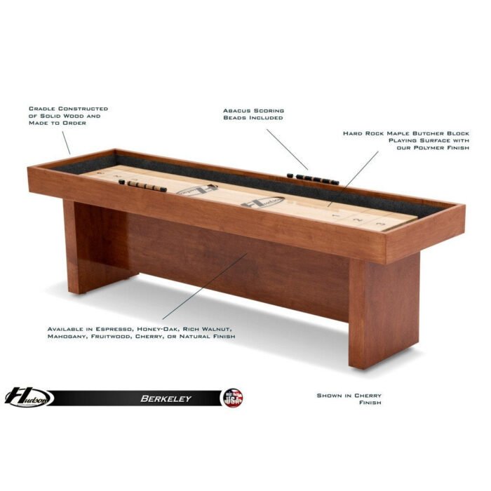 Hudson Shuffleboards Berkeley Shuffleboard Table - Image 4