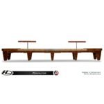 Hudson Shuffleboards Dominator Shuffleboard Table - Image 6