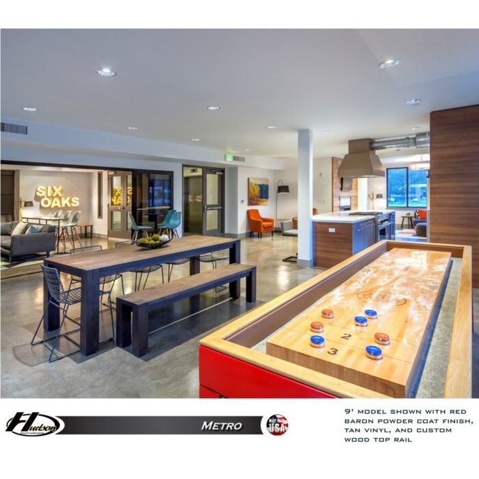 Hudson Shuffleboards Metro Shuffleboard Table - Image 10