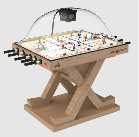 ice games super chexx premium miracle on ice edition bubble hockey table 2210323