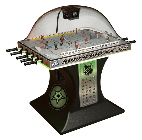 ice-games-super-chexx-pro-nhl-licensed-bubble-hockey-table-4072369 ICE Games | Super Chexx Pro | NHL Licensed | Bubble Hockey Table - Image 1
