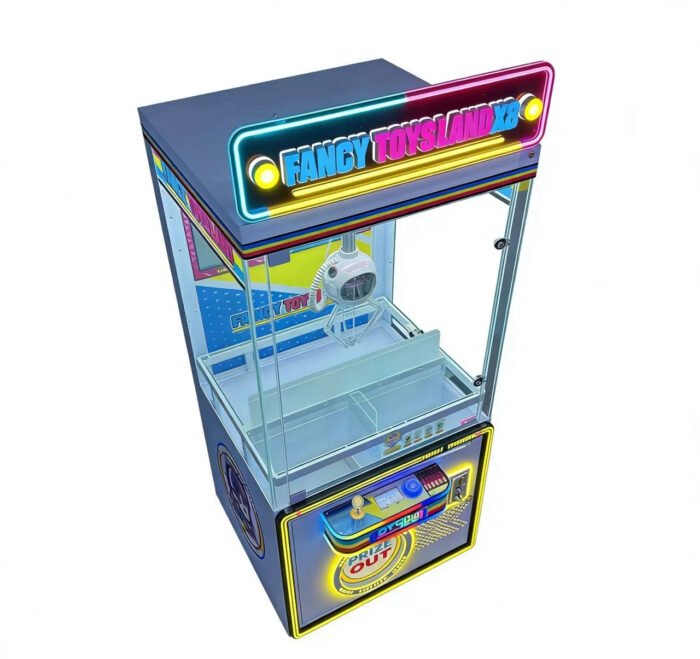 Fancy Toy's Land Astro Claw™ Claw Machine with Digital Screen Backboard and  Neon Cabinet Lights - Image 3