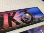 Mortal Kombat 3 marquee  (full size cabinet) - Image 2