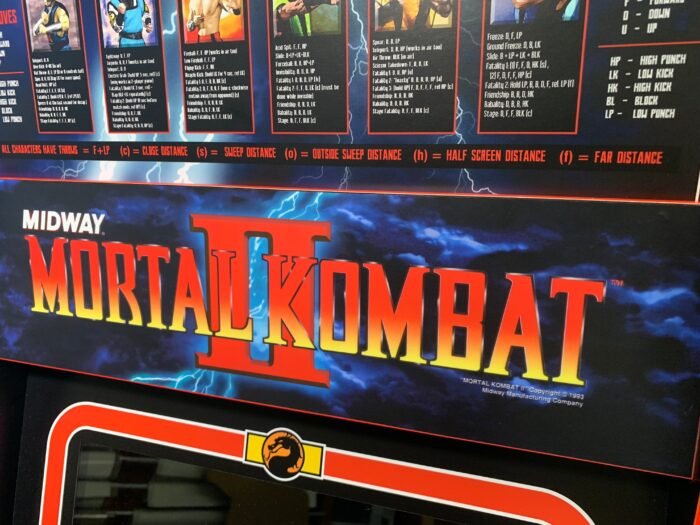 Mortal Kombat 2 Arcade 1up marquee - Image 2
