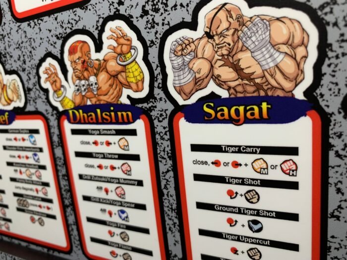 Street Fighter 2 arcade 1Up topper - Image 3