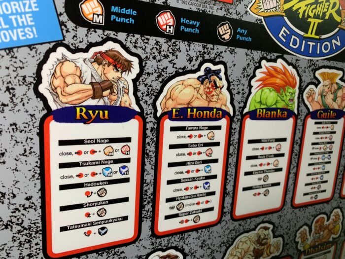 Street Fighter 2 arcade 1Up topper - Image 2