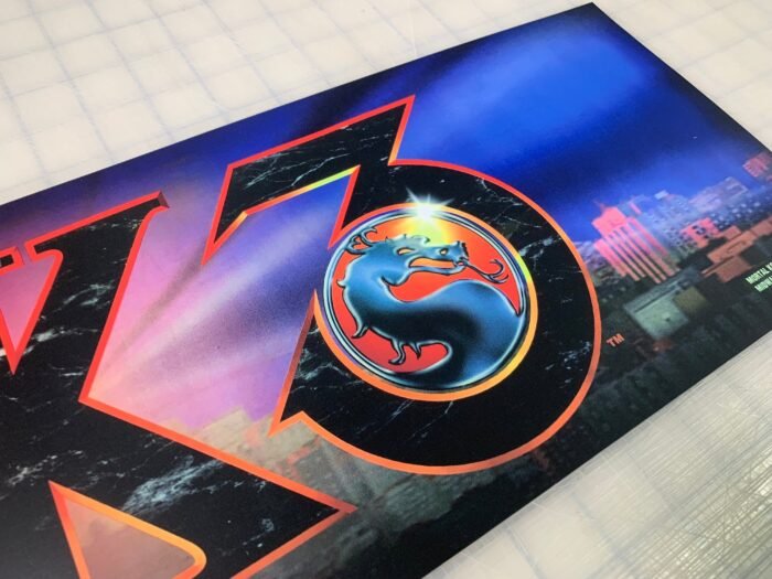 Mortal Kombat 3 marquee  (full size cabinet) - Image 5