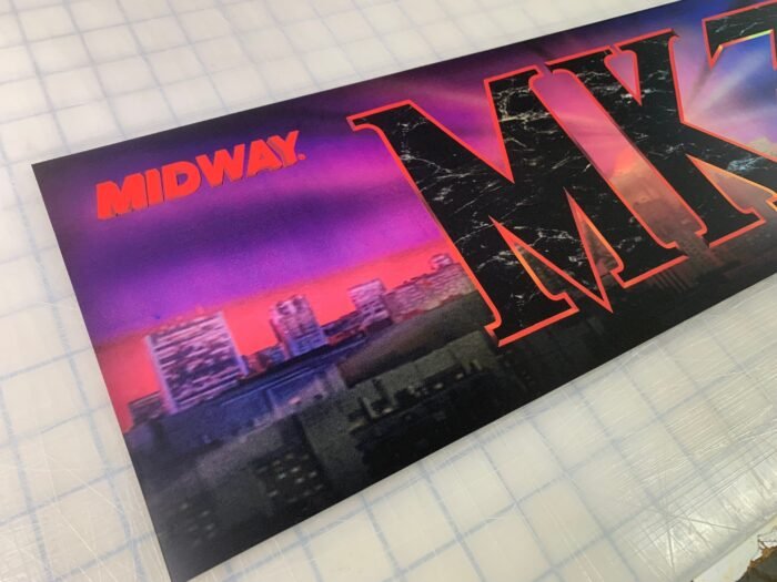Mortal Kombat 3 marquee  (full size cabinet) - Image 4
