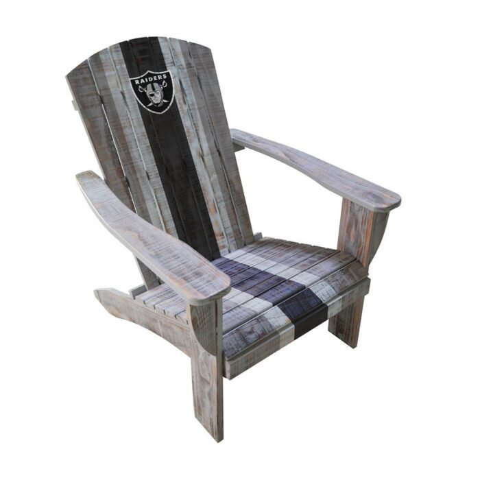 Imperial Distressed Wood Adirondack Chair (Various Teams) - Image 13