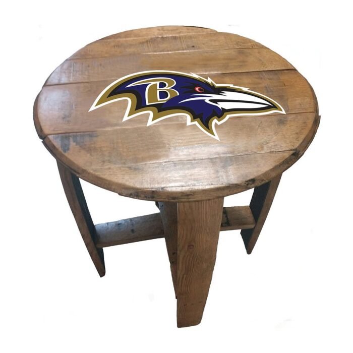 Imperial Oak Barrel Table (Various Teams) - Image 25