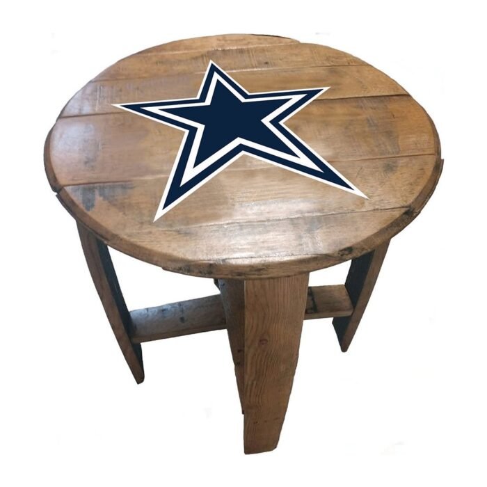 Imperial Oak Barrel Table (Various Teams) - Image 2