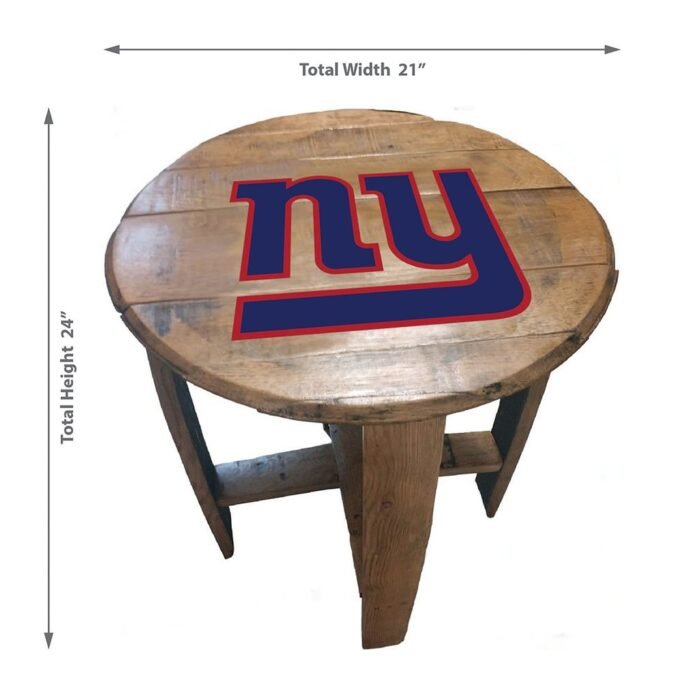Imperial Oak Barrel Table (Various Teams) - Image 55