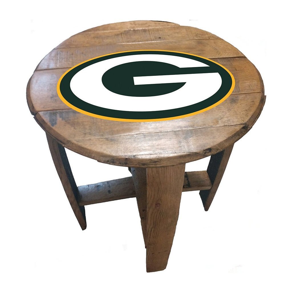imperial-oak-barrel-table-various-teams-green-bay-packers-nfl-3 Imperial Oak Barrel Table (Various Teams) - Image 1