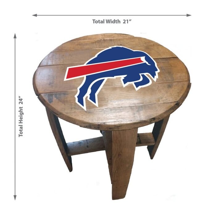Imperial Oak Barrel Table (Various Teams) - Image 63