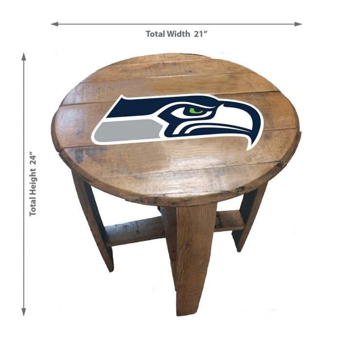 Imperial Oak Barrel Table (Various Teams) - Image 66
