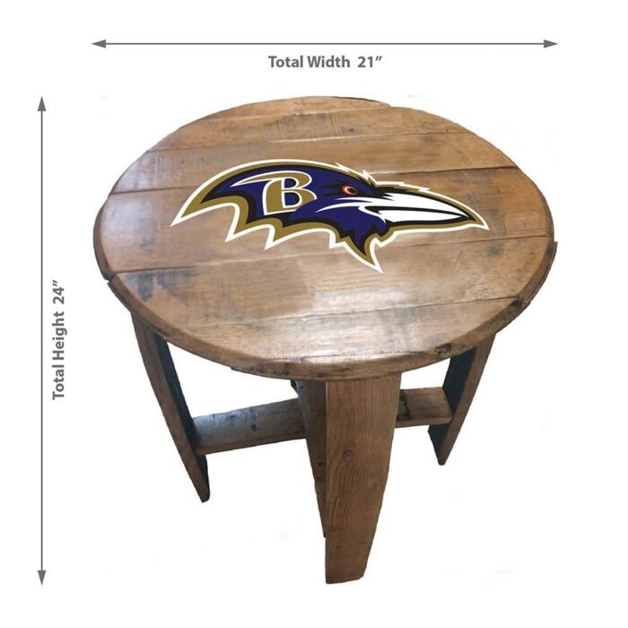 Imperial Oak Barrel Table (Various Teams) - Image 67