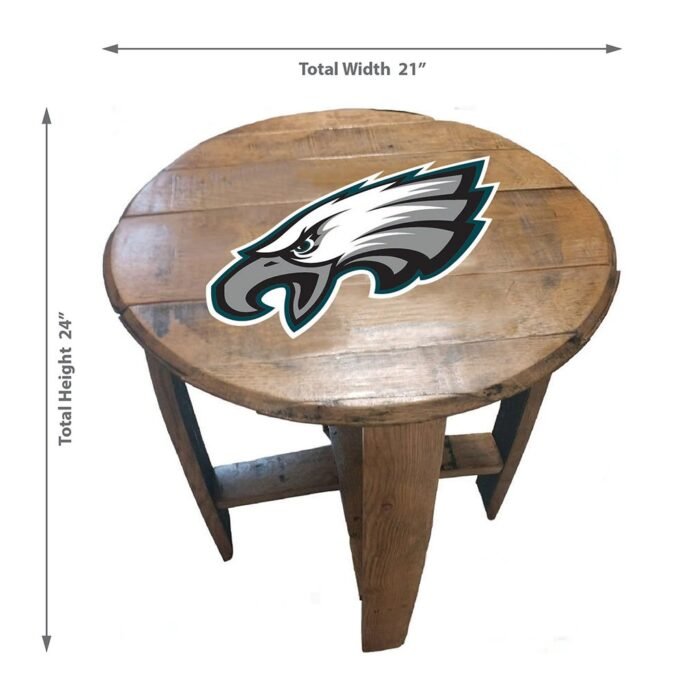 Imperial Oak Barrel Table (Various Teams) - Image 74
