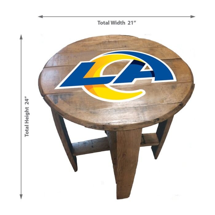 Imperial Oak Barrel Table (Various Teams) - Image 76