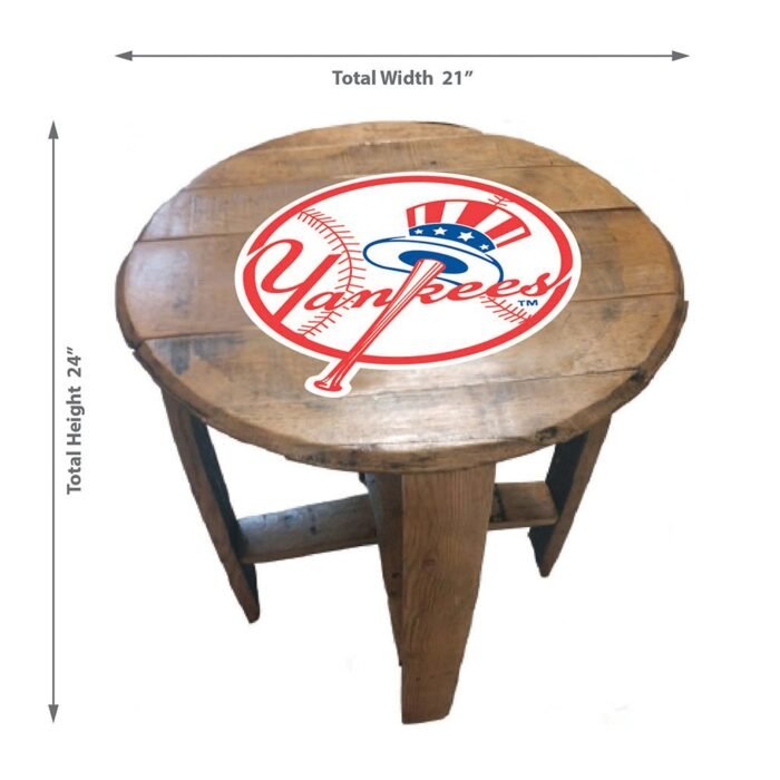 Imperial Oak Barrel Table (Various Teams) - Image 77