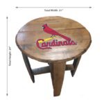 Imperial Oak Barrel Table (Various Teams) - Image 81