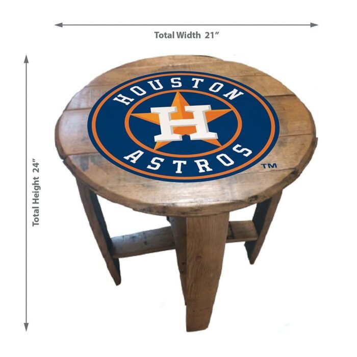 Imperial Oak Barrel Table (Various Teams) - Image 82