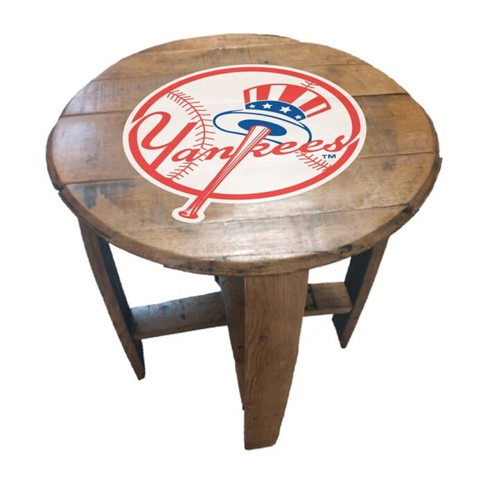 Imperial Oak Barrel Table (Various Teams) - Image 33