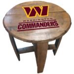 Imperial Oak Barrel Table (Various Teams) - Image 16