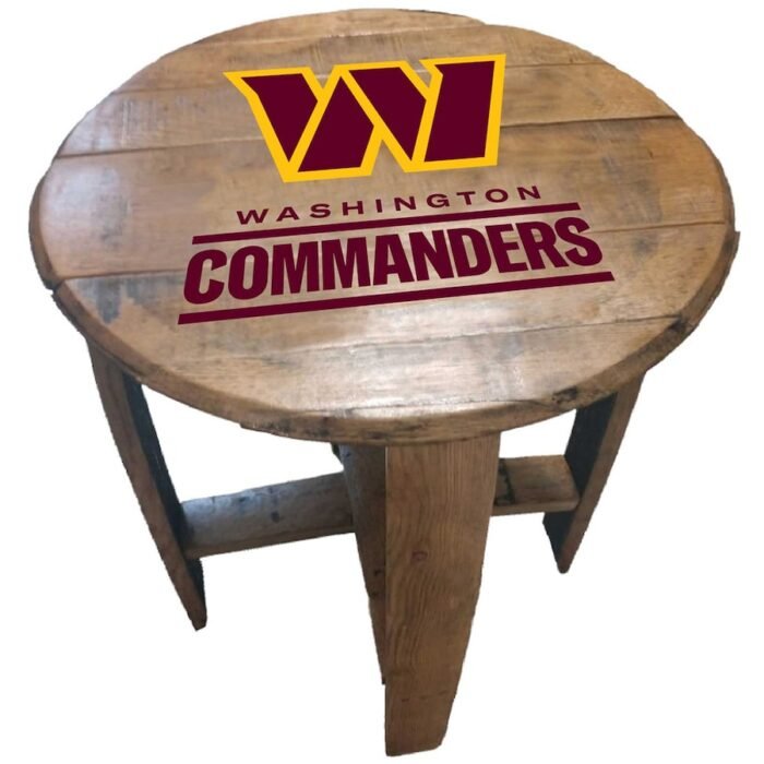 Imperial Oak Barrel Table (Various Teams) - Image 16