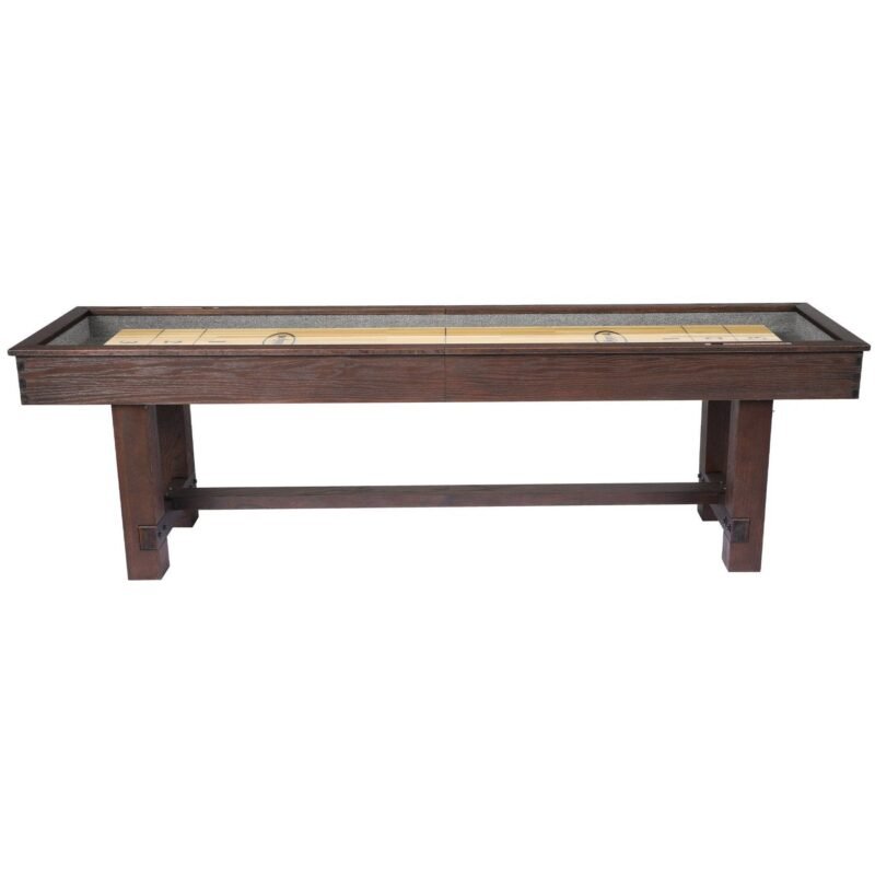imperial reno shuffleboard table in weathered dark chestnut 12 length 2