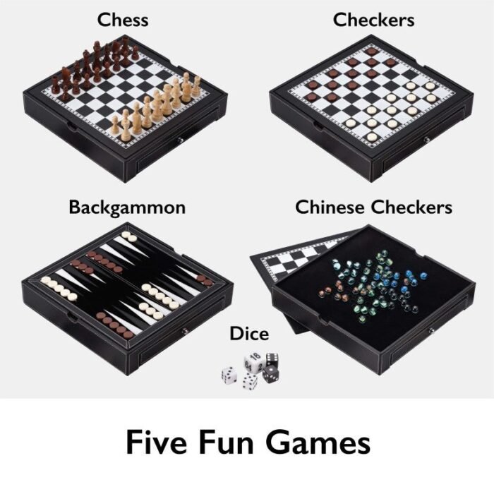 Mainstreet Classics 5-in-1 Broadway Game Combo Set - Image 3
