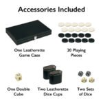 Mainstreet Classics Classic 15" Backgammon Set - Image 6