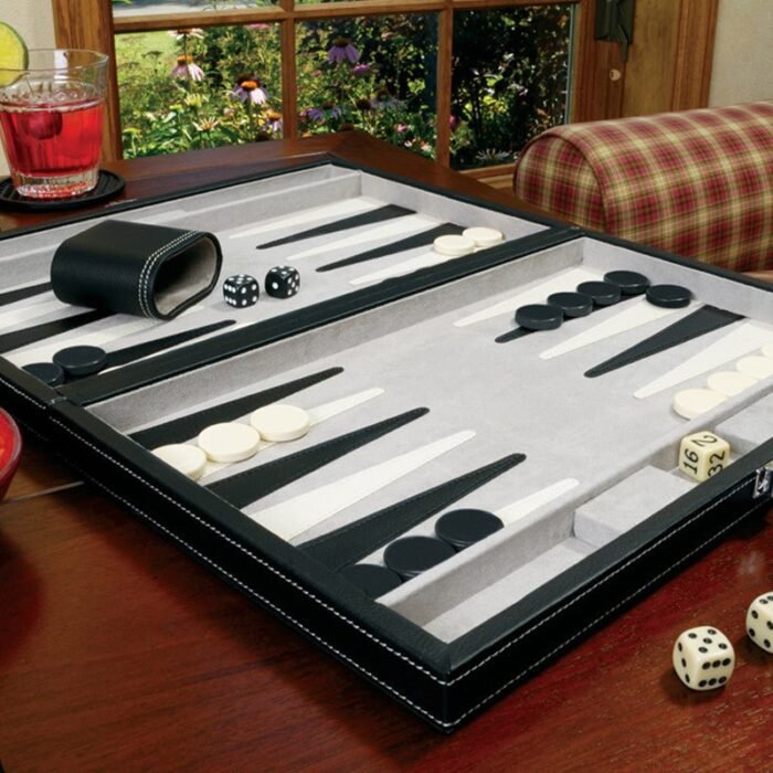 Mainstreet Classics Classic 15" Backgammon Set - Image 7