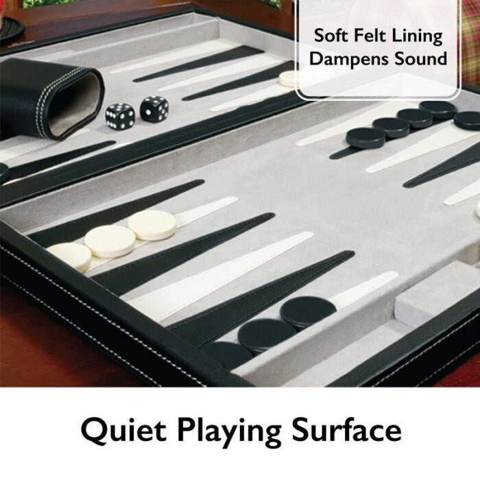 Mainstreet Classics Classic 15" Backgammon Set - Image 4