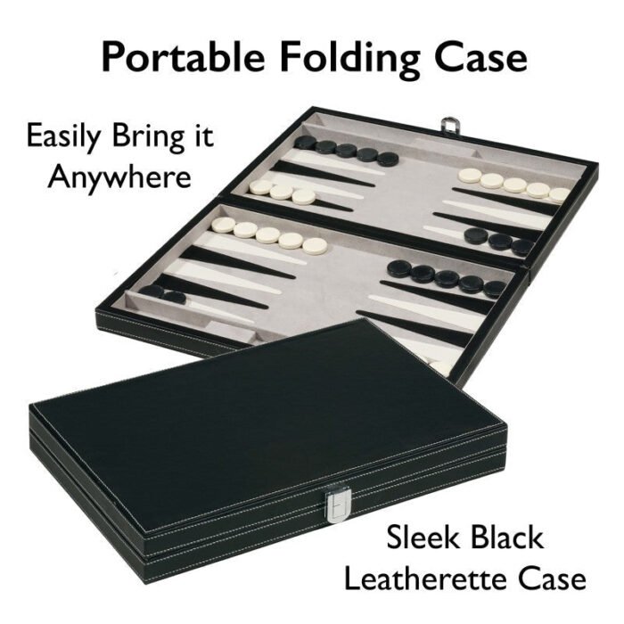 Mainstreet Classics Classic 15" Backgammon Set - Image 5