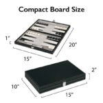Mainstreet Classics Classic 15" Backgammon Set - Image 3