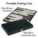 Mainstreet Classics Classic 18" Backgammon Set - Image 6