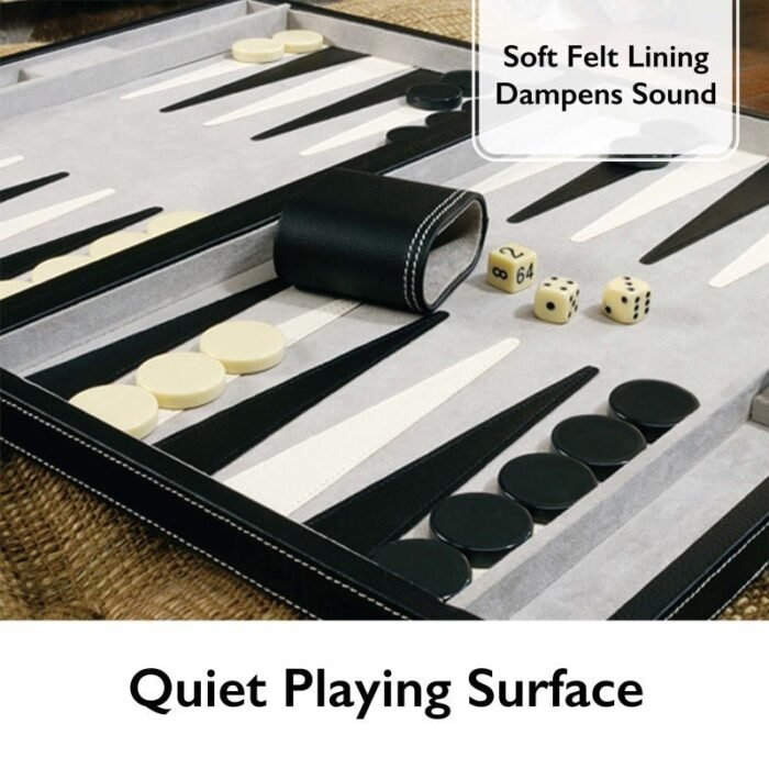 Mainstreet Classics Classic 18" Backgammon Set - Image 4