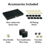 Mainstreet Classics Classic 18" Backgammon Set - Image 2