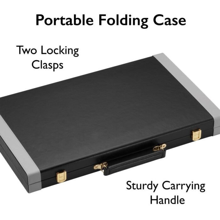 Mainstreet Classics Pennsylvania Ave 18" Backgammon Portable Set - Image 6