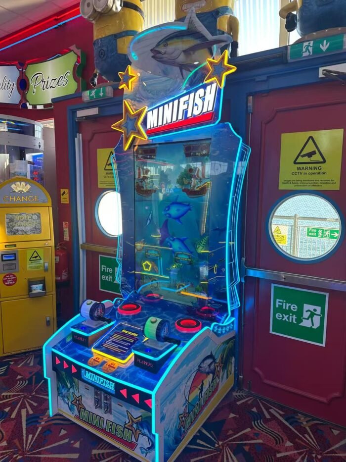 Mini Fish Coin-Operated Interactive Fish Exchange Arcade Entertainment Machine Iron Material Video Fishing Game - Image 2