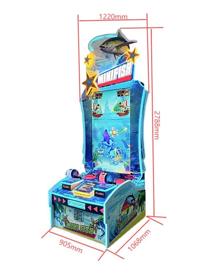 Mini Fish Coin-Operated Interactive Fish Exchange Arcade Entertainment Machine Iron Material Video Fishing Game - Image 6