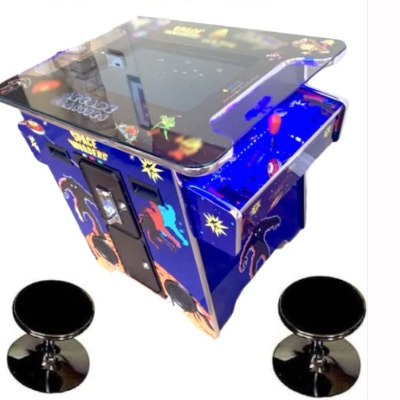 new-blue Commercial Grade 412 Arcade Commercial Cocktail Table Machine Retro Multi-Cade - Image 1