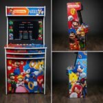 Nintendo Vs Sega themed arcade cabinet - Image 3
